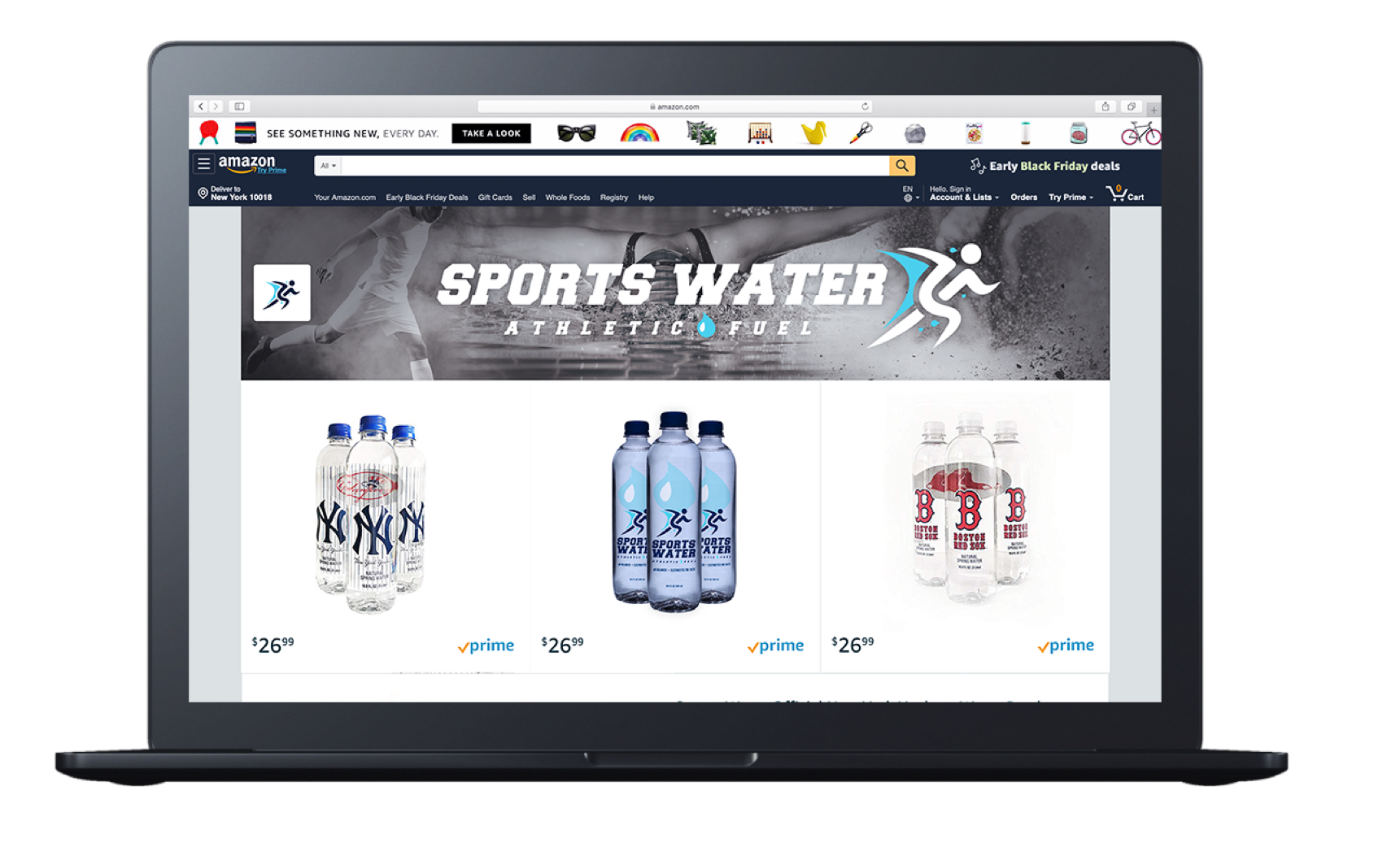 Sports Water Amazon storefront