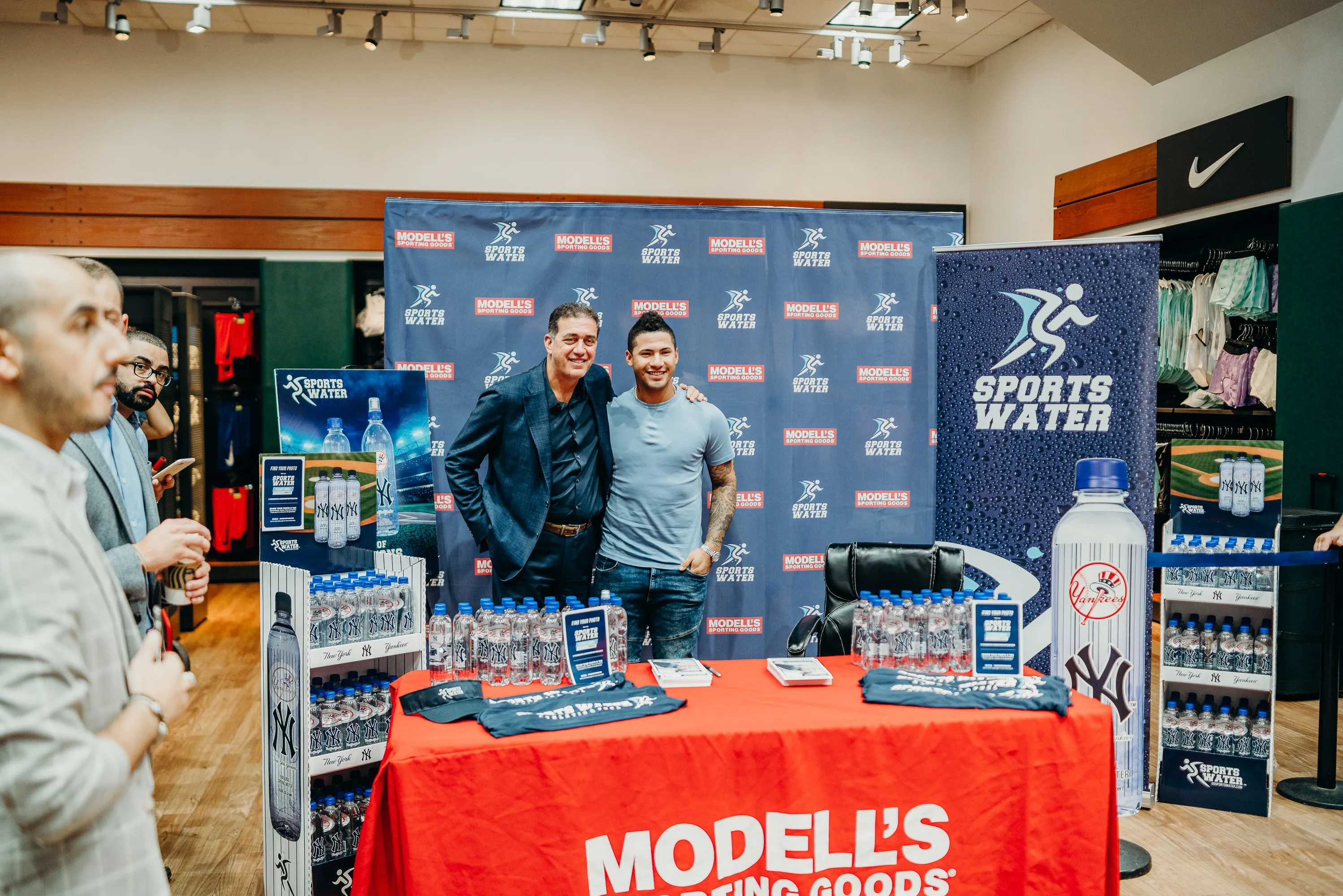 Sports Water promo event — Gleyber Torres signing