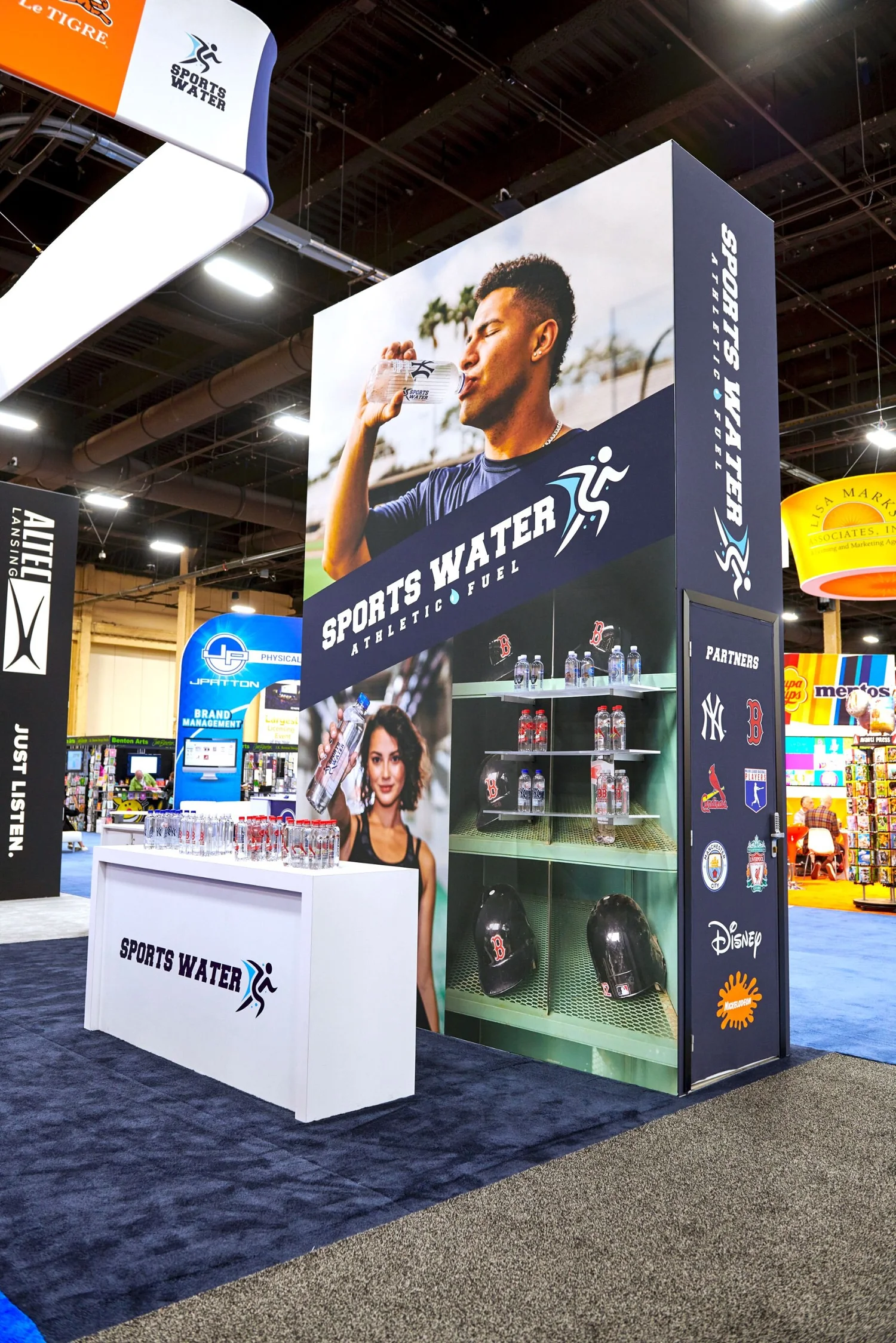 Sports Water at convention activation