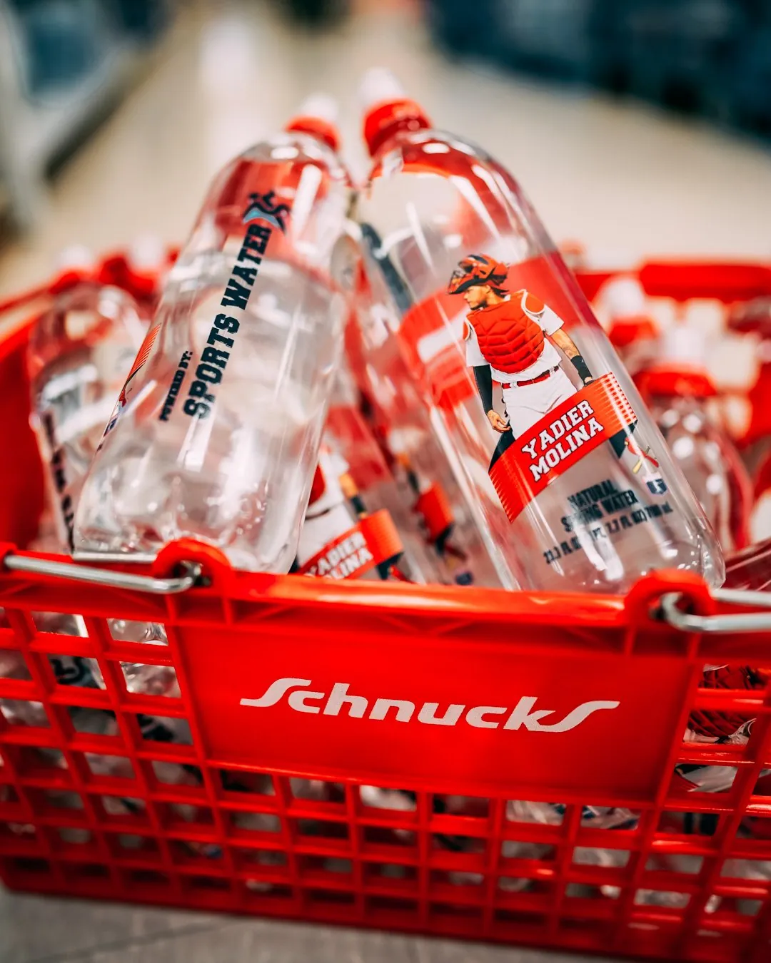 Sports Water MLBPA Schnucks retail display