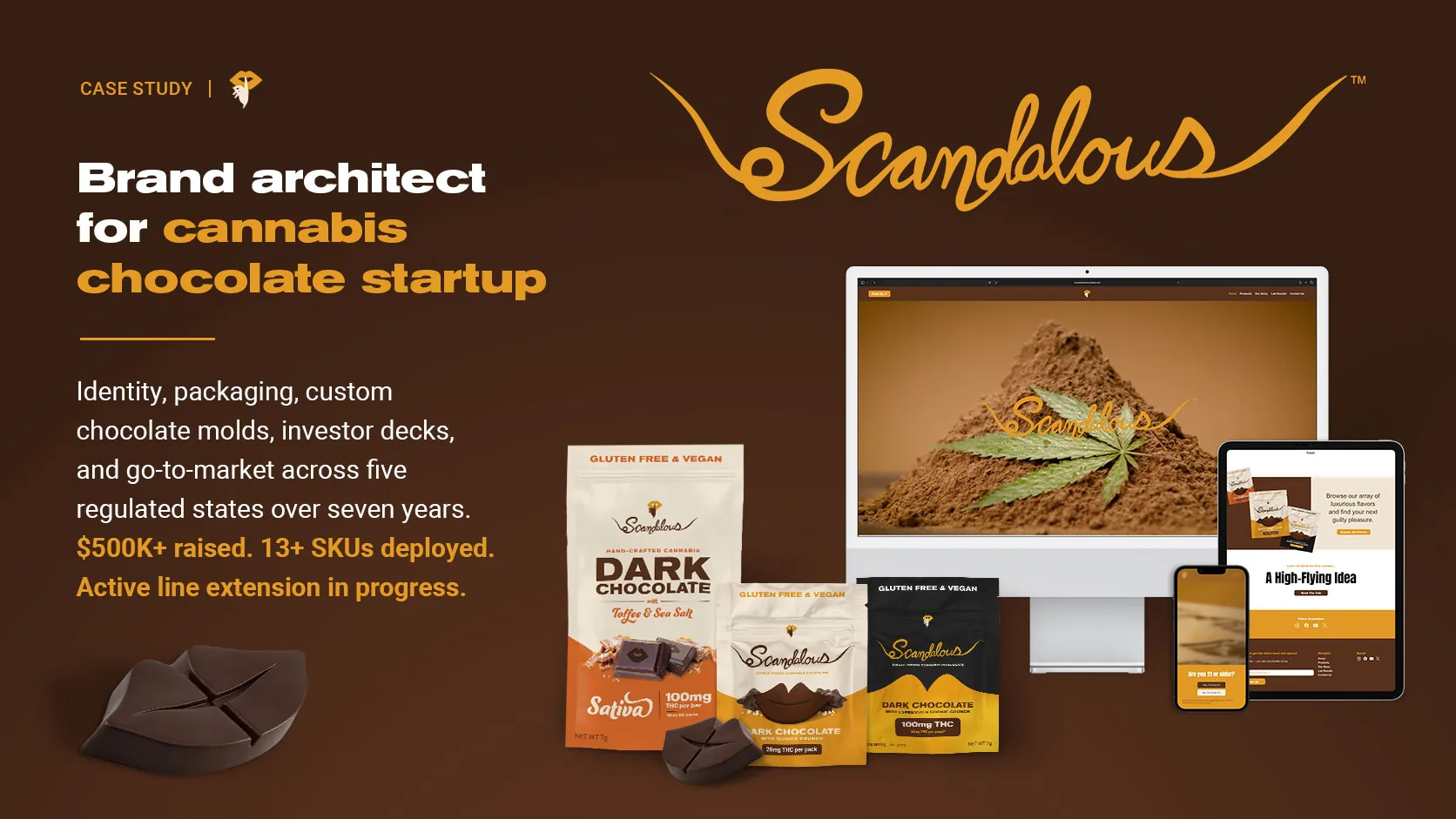 Scandalous case study graphic