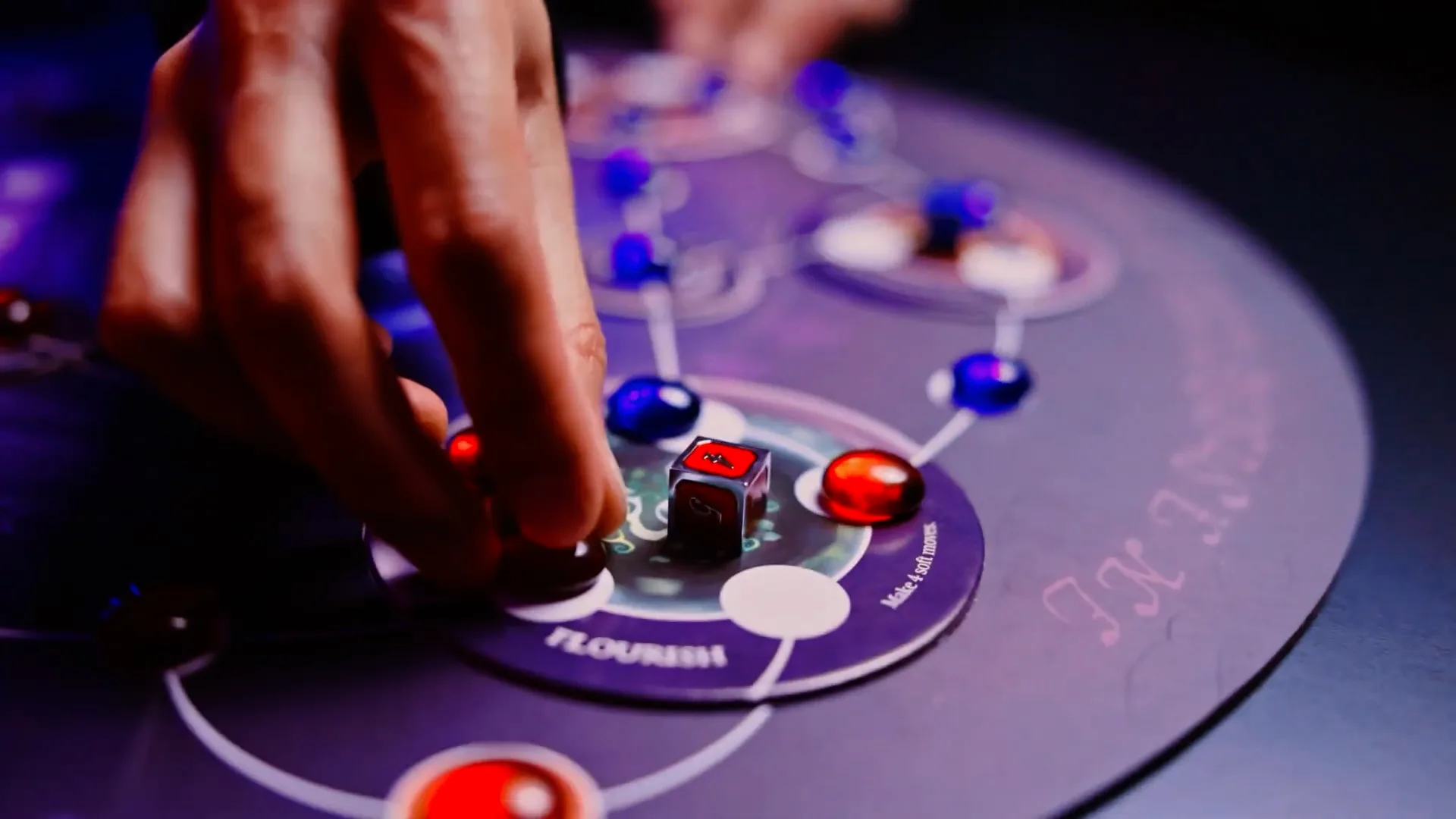 Player executing a move